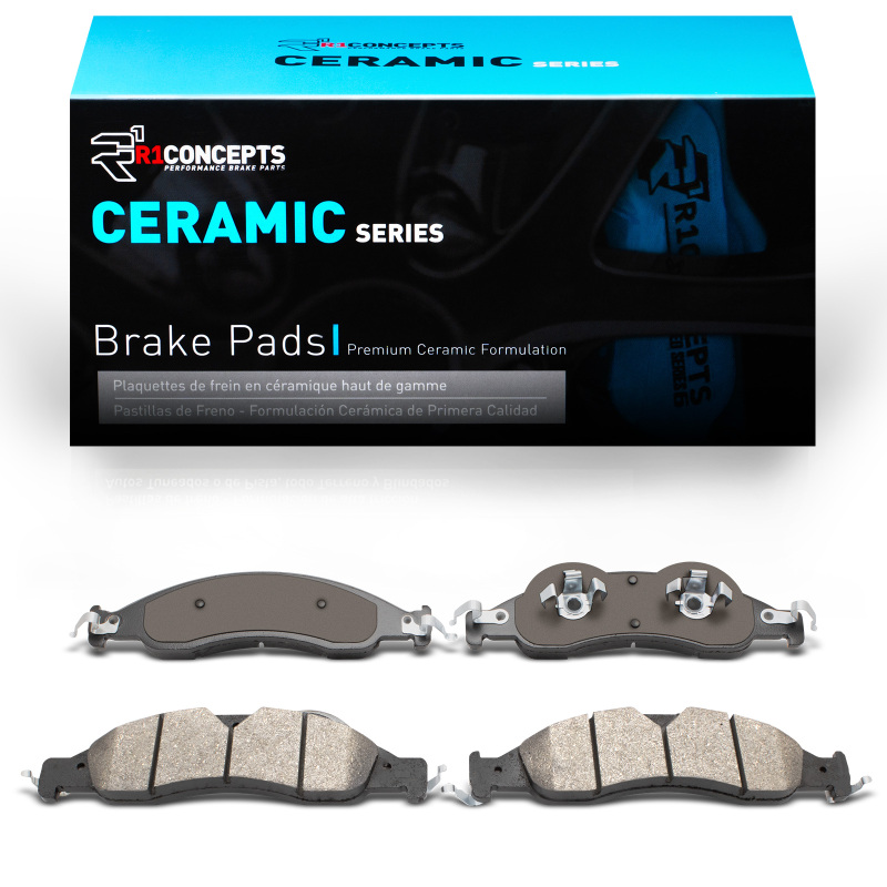 Lincoln Navigator Brake Pads - Front - R1 Concepts - Ceramic - `07-`09
